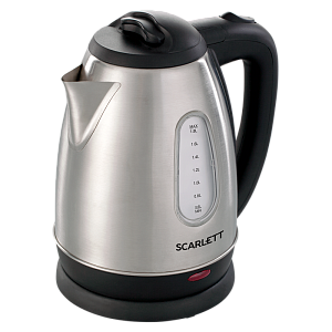 Чайник электрический 1,8л SCARLETT SC-EK21S20 1600ВТ нержавеющая сталь 000000000001179114