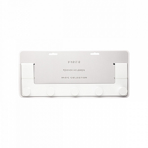 Крючок 5шт 10,7x34,9x7см DE'NASTIA белый железо 000000000001224637