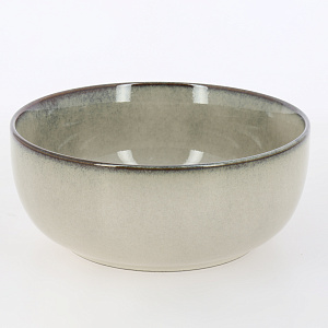 Салатник 22см глубокий бежевый глазурованная керамика 000000000001213947