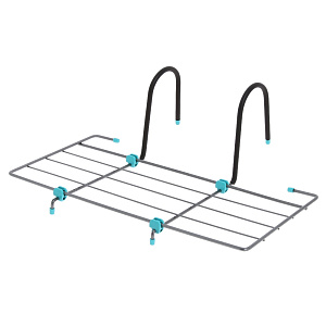 Сушилка для белья на батарею радиатора 2,1м 45х34х18см НИКА сталь с антикоррозийным покрытием 000000000001108779