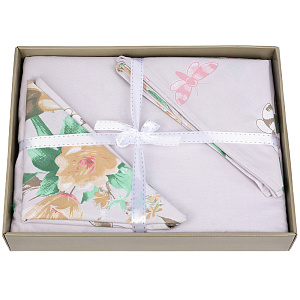 Комплект постельного белья 2-спальный LUCKY Тропический 50х70 пододеяльник 175х215см простынь 200х220см наволочки 50х70см-2шт поплин 100% хлопок 000000000001212746