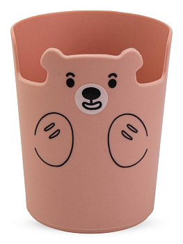 Стакан-подставка для канцелярии 10х8,5см в ассортименте пластик_ST 000000000001228757