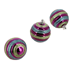 Набор шаров Детство 6смх3шт фуксия PC04130 000000000001180124