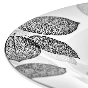 Тарелка суповая 23см ESPRADO Bosqua Platina костяной фарфор 000000000001163450