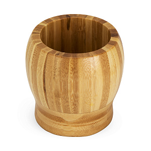 Ступка с пестиком 8,5х9,5х10см-молоток 2,7х14,5см бамбук 000000000001221640