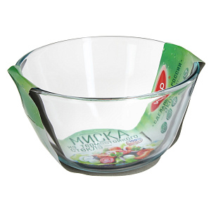 Миска для СВЧ 1,25л Васильевское стекло 000000000001065619