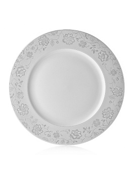 Тарелка обеденная 27см ESPRADO Blanco твердый фарфор 000000000001190020