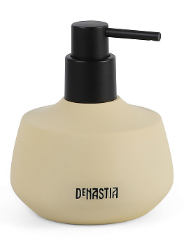 Диспенсер для жидкого мыла DE'NASTIA SOFT COLLECTION желтый полирезина 000000000001215866