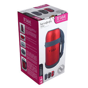 Термос 800мл TALLER Брэдфорд коричневый нержавеющая сталь 000000000001017012