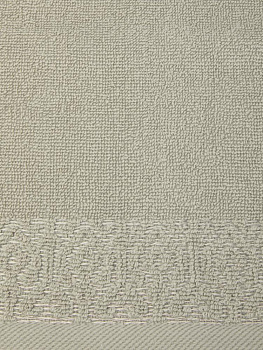 Полотенце махровое 30х60см LUCKY Итальянский бордюр светло-серый хлопок 100% 000000000001225078