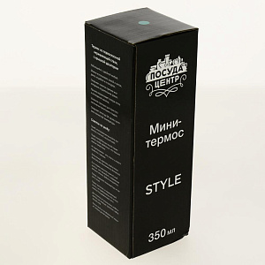 Термос-мини 350мл ПОСУДА ЦЕНТР STYLE пластик/нержавеющая сталь 000000000001200018