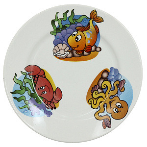 Тарелка Морской Мир Кубаньфарфор, 17.5 см 000000000001135733