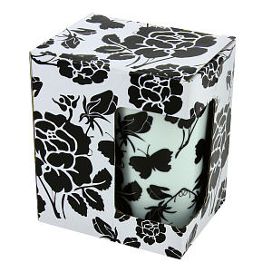 Кружка Черные Розы Estetica, 340мл, фарфор 000000000001059536