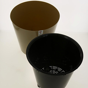 Горшок Фиджи D 330 мм/16 л на колесиках шоколадный ING1557ШОК 000000000001185206