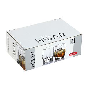 HISAR Набор стаканов для сока 6шт 210мл PASABAHCE стекло 000000000001007289