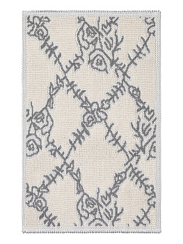 Коврик универсальный 50x80см LUCKY ЦВЕТЫ3 коричнево-серый хлопок 100% 000000000001206553