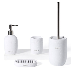 Диспенсер для жидкого мыла DE'NASTIA Лофт белый полирезина 000000000001214825