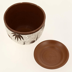 Горшок для цветов декоративный керамический Бамбук текстурный №3 2л ГК 9 000000000001200876