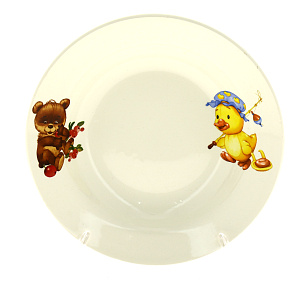 Тарелка глубокая Медвежата, 20 см 000000000001135912