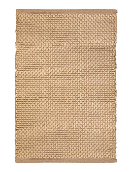 Коврик универсальный 60х90см LUCKY вязанка бежевый хлопок/полиэстр 000000000001225687