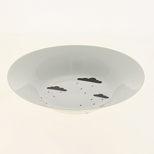 Тарелка глубокая Грозовая тучка, 20 см 000000000001150133