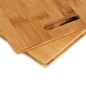 Набор досок разделочных 2шт 30х20х1см/34х24х1,2см LUCKY с отверстием бамбук Набор досок разделочных 2шт 30х20х1см/34х24х1,2см LUCKY с отверстием бамбук 000000000001221163