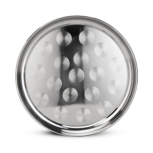 Поднос 30см круглый нержавеющая сталь 000000000001219285