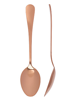 Набор столовыx ложек 2шт LUCKY Loft розовое золото нержавеющая сталь 000000000001212645