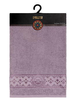 Полотенце 100х150см DE'NASTIA ТАЛИСМАН 1 фиолетовый хлопок-100% 000000000001215362