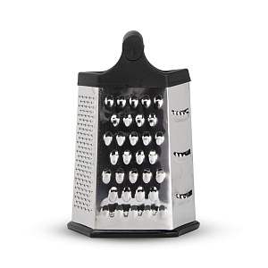 Терка 6-и гранная 24х13х13см нержавеющая сталь/пластик 000000000001224395