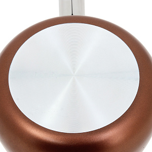 Ковш 1,4л стеклянная крышка антипригарное покрытие медный алюминий 000000000001156959