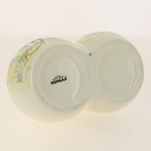 Банка двухсекционная подарочная упаковка Tuscan vegetables доломит ZFC061-36 000000000001196871