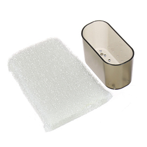 Набор для мытья посуды на подставке Rococco pink Vigar, 3 предмета 000000000001123200