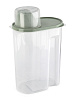 Контейнер 2,5л для сыпучих продуктов/для кормов с дозатором серый полипропилен