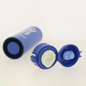 Термокружка 500мл MOULIN VILLA Холодное сердце Олаф синий нержавеющая сталь 000000000001195834