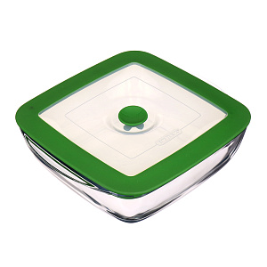 Квадратная форма для запекания с крышкой Pyrex 4 в 1, 25x22x7 см, 2.2л 000000000001142226