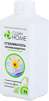 Отбеливатель-пятновыводитель для любых тканей CLEAN HOME 1л 382 000000000001201237