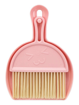 Совок с щеткой МИНИ 21х15см в ассортименте пластик_ST 000000000001228725