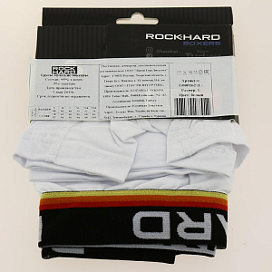 Трусы муж. Rockhard BOXERS L белый 95%хл 5%эл G000162 (L) 000000000001195840