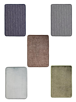 Коврик для ванной 40х60см memory в ассортименте полиэстер/пенополиуретан/ПВХ 000000000001227106