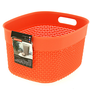 Корзина для хранения PLAST TEAM OSLO 6л коралл РТ1351/ПЦСКОРАЛ 000000000001187589