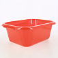 Таз 10л ШЕФ ПОЛИМЕР прямоугольный с ручками. Прочный. При нагрузках не деформируется. Пригоден для пищевых продуктов. Красный. Полипропилен