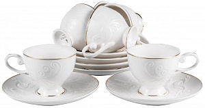Набор кофейный фарфор 12шт 6чашек 100мл+6блюдец пд/уп ЕВНИКА Balsford 101-30052 000000000001194001