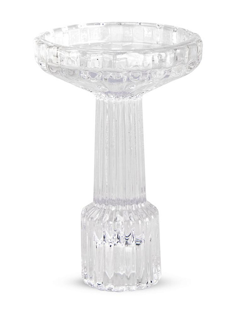 Набор подсвечников11см 2шт двухсторонний ST прозрачный стекло 000000000001228942