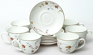 Набор чайный 12 предметов 300мл BALSFORD ЛАТОНА ПЕРСИЯ 6 чашек + б блюдец подарочная упаковка фарфор 104-03127 000000000001204611