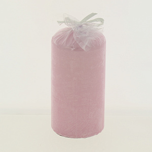 Свеча колонна 60*120 розовая 000000000001179050
