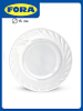 Тарелка пирожковая 15см FORA стеклокерамика