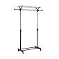 Вешалка напольная  88х43х170см LUCKY металл/пластик черный