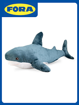 Игрушка мягкая 100±2см акула FORA большая полиэстер 000000000001224825