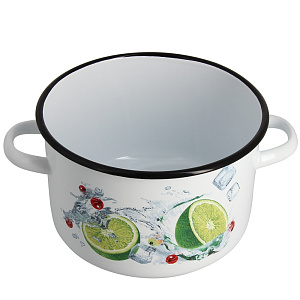 Набор посуды 4 предмета СТАЛЬЭМАЛЬ Вологда №142 цилиндрическая форма эмалированная сталь 000000000001128567